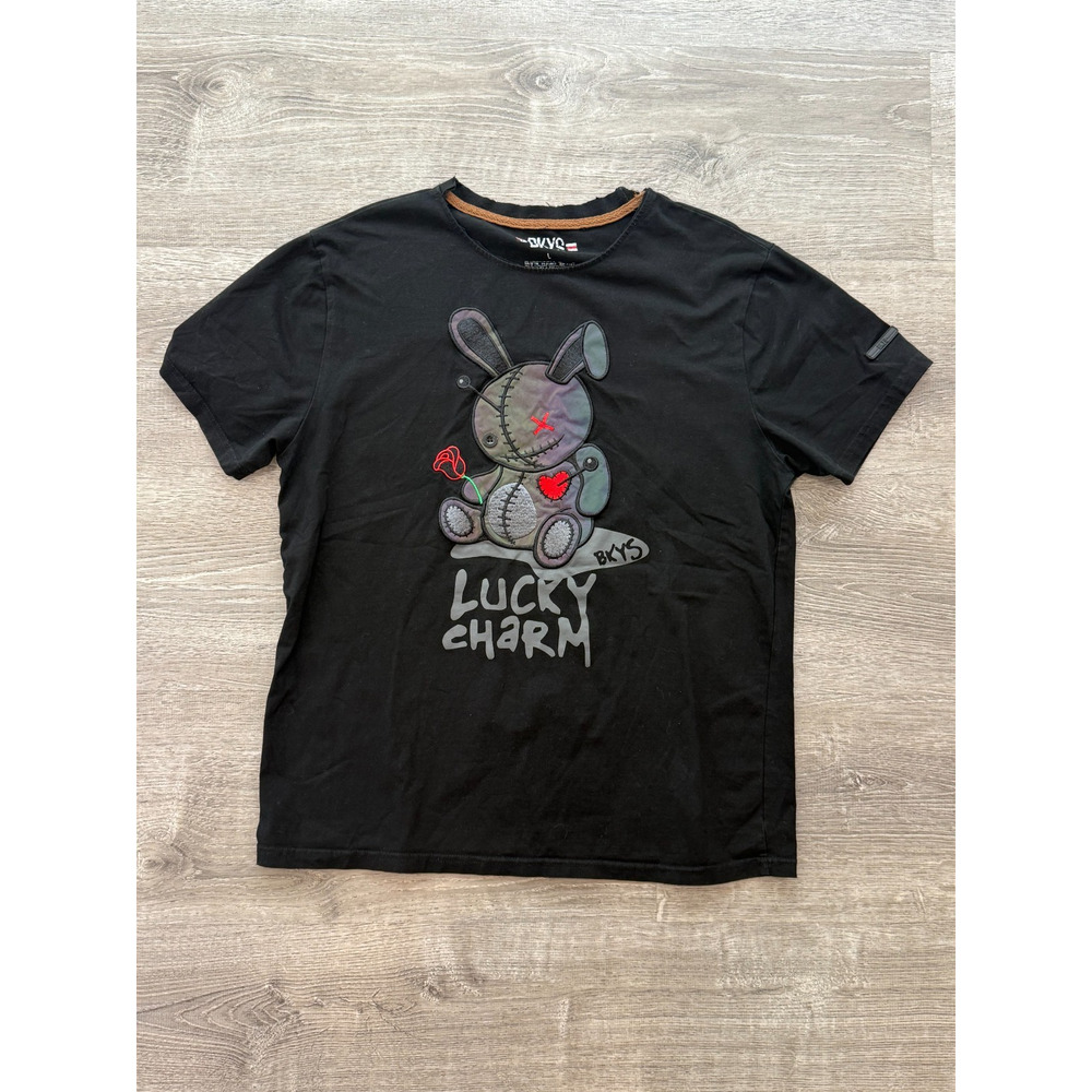 BKYS Black Lucky Charm T-shirt Size L